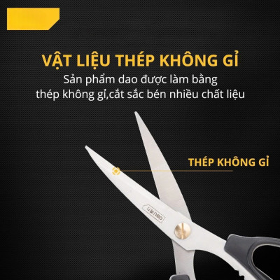 COMBO 2 Kéo Nhà Bếp Cắt Gà, Mổ Cá Đa Năng Thép Không Gỉ