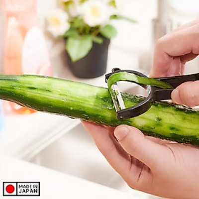 Dụng cụ bào vỏ lưỡi thép Echo Metal loại cán thẳng hàng Made in Japan