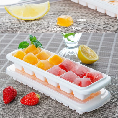 Combo 3 khay đá có nắp đậy Inomata 8 viên, 12 viên và 48 viên - nội địa Nhật Bản