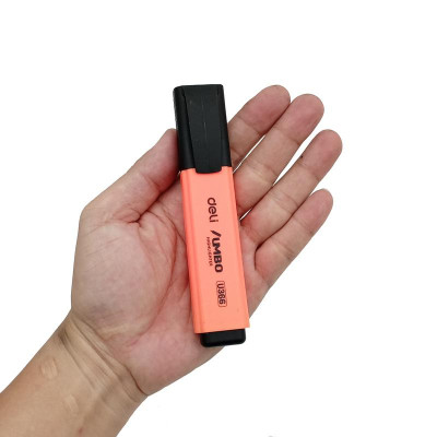 Bút Dạ Quang Jumbo Deli EU366-OR - Màu Cam