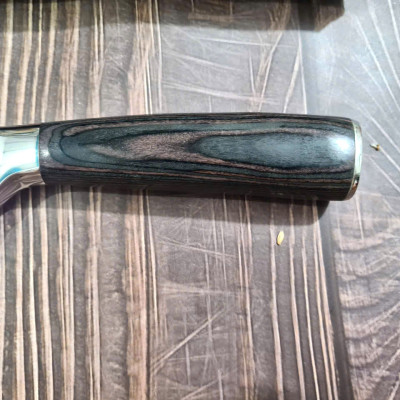 DAO - DAO BẾP NHẬT BẢN SANTOKU THÉP DAMASCUS MÃ A9 DT116 nt topcomshop vn