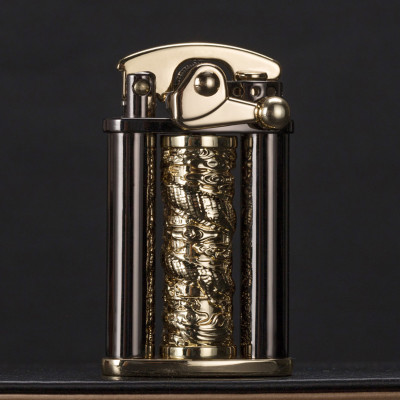 Vỏ Hột Quẹt Bật Lửa Xăng Đá Zorro Z629 Thiết Kế Đẹp Độc Lạ Họa Tiết Rồng Cuốn Sang Trọng - Dùng Xăng Bấc Đá Cao Cấp