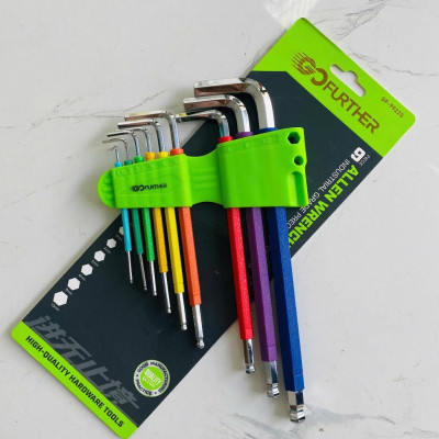 Bộ lục giác màu GOFUTHER chất liệu thép CRV cao cấp