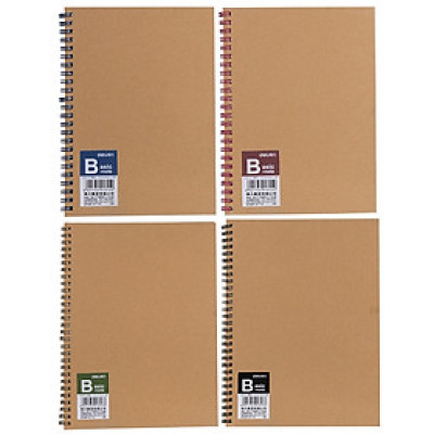 Combo 4 Cuốn Sổ Tay Ghi Chép A5 Gáy Xoắn 60 Trang Deli - Kẻ Ngang - LA560-06