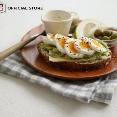 ĐĨA GỖ TRÒN ĐỰNG ĐỒ ĂN CAO CẤP HÀNG XUẤT KHẨU HÀN