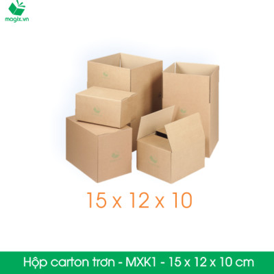 MXK1 - 100 Thùng hộp carton 15x12x10 cm