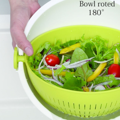 Bộ rổ nhựa đa năng 2 lớp tròn hàng nội địa Nhật Bản