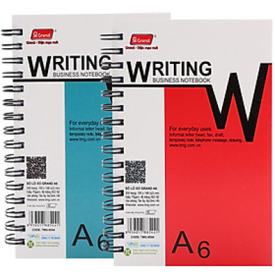 Lốc 2  Sổ Grand A6 -200 Trang