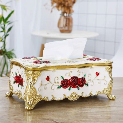 Hộp khăn giấy Hợp kim chữ nhật 76101C