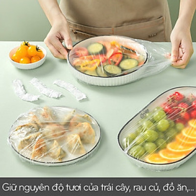 Combo 2 túi (200cái ) màng bọc thực phẩm bo chun co giãn thông minh , giúp bảo quản thực phẩm tránh nhiễm khuẩn , bụi bẩn , phù hợp với mọi hình dạng kích thước  ,giúp thực phẩm luôn tươi ngon như mới  , tiết kiệm an toàn và  tiện lợi