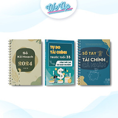 Combo 3 cuốn: Sách Tự to tài chính trước tuổi 35 + Sổ kế hoạch 2024 + Sổ tay tài chính cá nhân