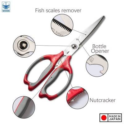 Bộ 2 kéo Nikken cắt kẹp càng cua tiện dụng - Hàng nội địa Nhật