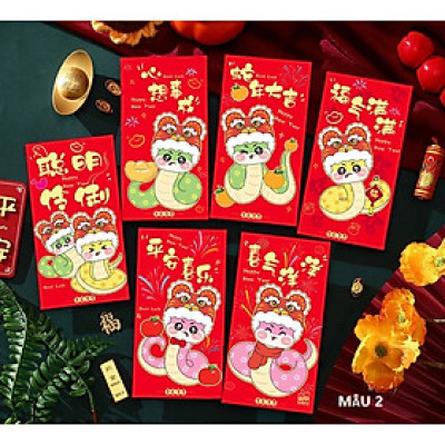 Bao Lì xì Tết 6 cái trong 1 bịch