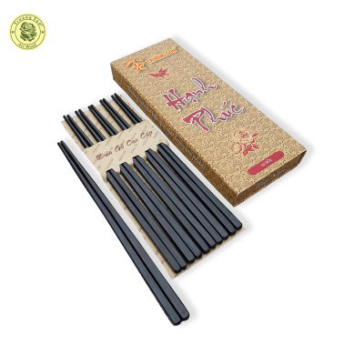 Đũa Gỗ Mun Cao Cấp - Đồ Gỗ Nhà Bếp Thủ Công Mỹ Nghệ Cao Cấp Thương Hiệu Trường Sơn (10 Đôi / Hộp)