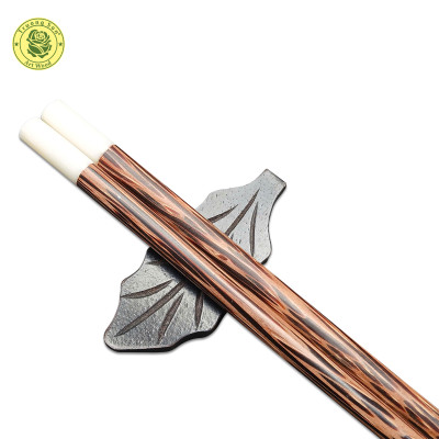 Đũa Gỗ Dừa Ghép Đầu Trắng 5 Đôi - Đồ Gỗ Nhà Bếp Thương Hiệu Trường Sơn