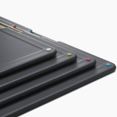 Joseph Joseph - Bộ thớt cao cấp Folio Steel 4-piece Chopping Board Set 001198