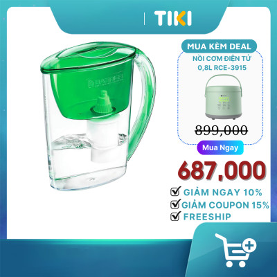 Bình Lọc Nước Barrier Nika (2.5l) - Xanh Lá