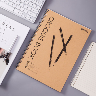 Sổ Vẽ Phác Thảo A4 40 Trang Deli - 7696