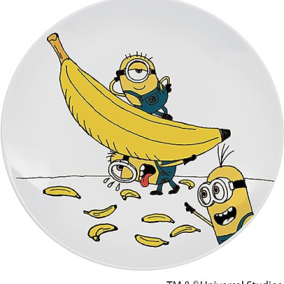 Set bát, đĩa, cốc uống nước, dụng cụ ăn uống cho trẻ em họa tiết Minions WMF Kinder