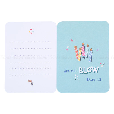 Thiệp Sinh Nhật Maisen One More Candle 