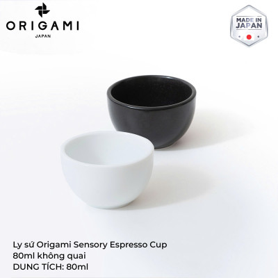 Ly sứ ORIGAMI Sensory Milk Beverage Cup 140ml không quai