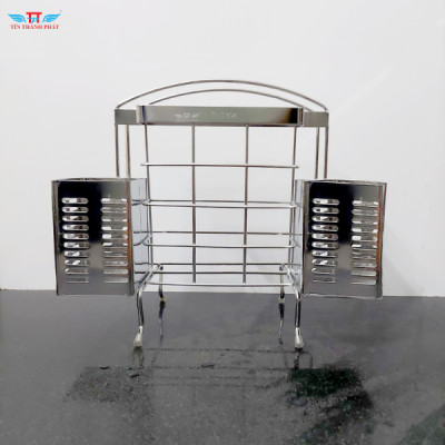 Kệ đựng dao thớt inox 304 Tín Thành Phát – Chắc chắn, giúp sắp xếp bếp gọn gàng hơn, phù hợp mọi không gian bếp