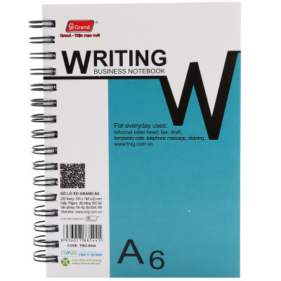 Lốc 2  Sổ Grand A6 -200 Trang