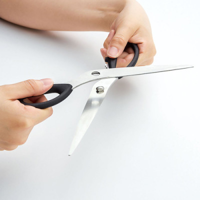 Kéo Nhật Bản cao cấp Shimomura Scissors Black 255mm lưỡi kéo bằng thép cao cấp (18-8) sắc bén - MADE IN JAPAN