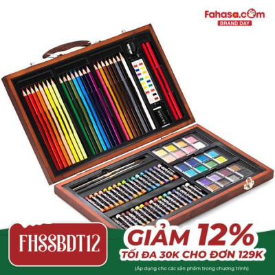 Bộ Hộp Gỗ Màu Vẽ Colormate 93W