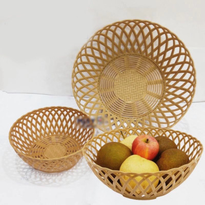 RỎ MÂY TRÒN MÀU NÂU NHIỀU SIZE CHUYÊN ĐỰNG HOA QUẢ VÀ ĐỰNG BÁNH QUẨY ĂN TRONG CÁC NHÀ HÀNG QUÁN PHỞ