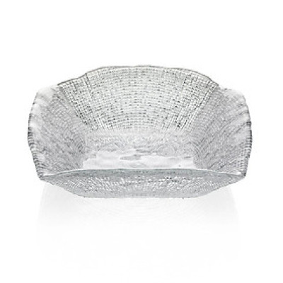 Tô vuông pha lê IVV DIAMANTE 28cm hàng chính hãng