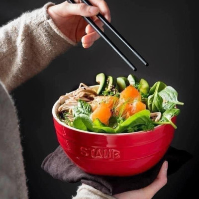 Set 4 Bát phở Staub 4 màu size 17cm chuẩn size ăn bún phở của Việt nam