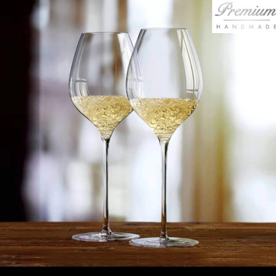 Bộ 2 ly pha lê uống vang Premium One RONA 380 ml Slovakia Czech Republic