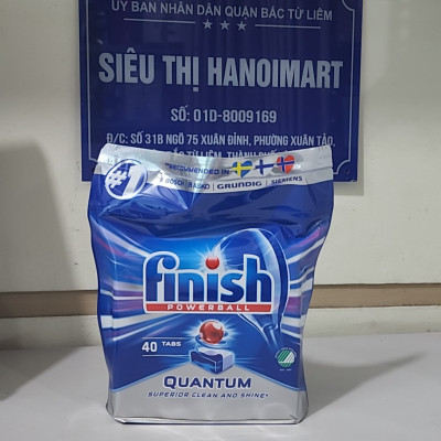 Viên rửa bát Finish All in 1 max 0% Eco 40 viên - 10 chức năng