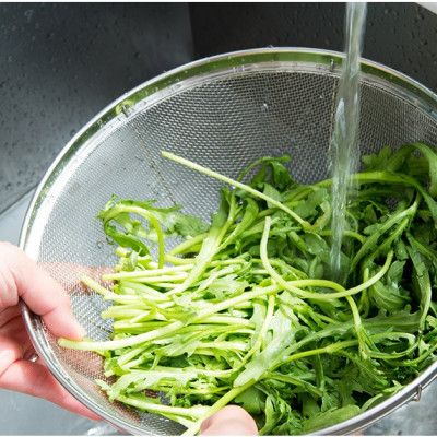 Rổ tròn đáy sâu inox Echo Metal - Hàng nội địa Nhật Bản