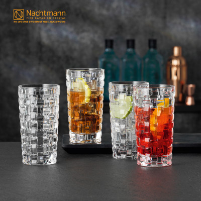 Bộ 4 ly pha lê cao Nachtmann Bossa Nova - Hàng chính hãng Đức