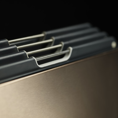 Joseph Joseph - Bộ thớt cao cấp Folio Steel 4-piece Chopping Board Set Rose-Gold 001211