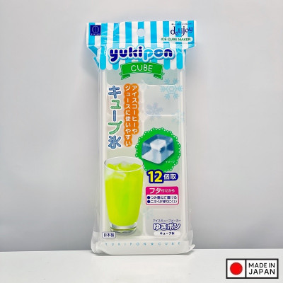 Khay làm đá Yukipon Cube 12 viên - Hàng Nội Địa Nhật Bản