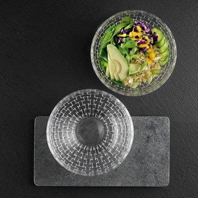 Đĩa pha lê Nachtmann Bossa Nova 25cm - Hàng chính hãng Đức