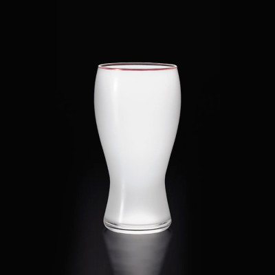 Ly uống bia viền màu đồng Aderia - Beer Prize - 0.38L