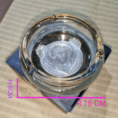 Gạt tàn thuốc  thủy tinh pha lê cao cấp ( hình Thiên Thần)