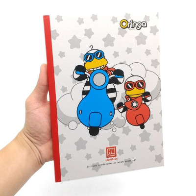 Combo 5 Vở Study Oringa - Kẻ Ngang 120 Trang ĐL 70-78g/m2 - Hồng Hà 1436 (Mẫu Màu Giao Ngẫu Nhiên)