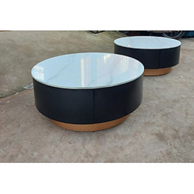 Bàn trà tròn mặt đá Tundo hiện đại