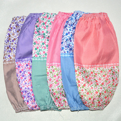 1 Đôi Bao Ống Tay Áo Làm Bếp Rửa Chén Chống Bám Bẩn Phong Cách Hàn Quốc Kẻ Sọc Vân Hoa