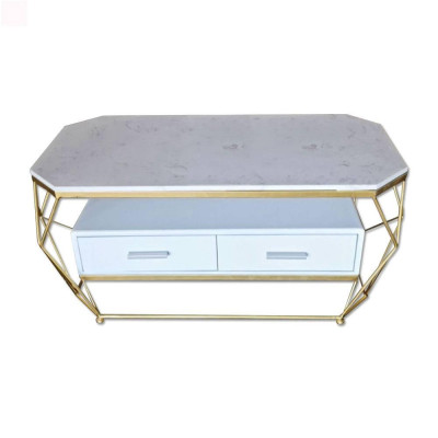 [Trả góp 0%] Bàn trà Paola trắng IBIE nhiều tùy chọn