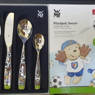 Set dao thìa dĩa WMF PITZELPATZ SOCCER trẻ em siêu xịn Hàng chính hãng