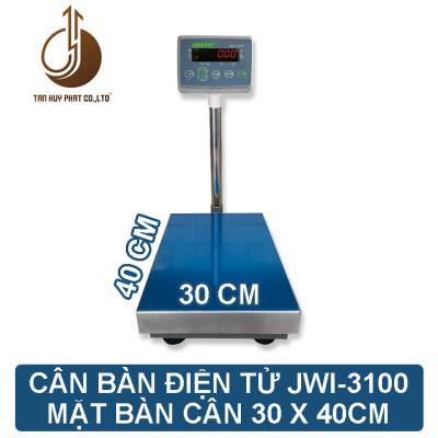 Cân Bàn Điện Tử JWI-3100 - Mặt Bàn Cân 300x400MM
