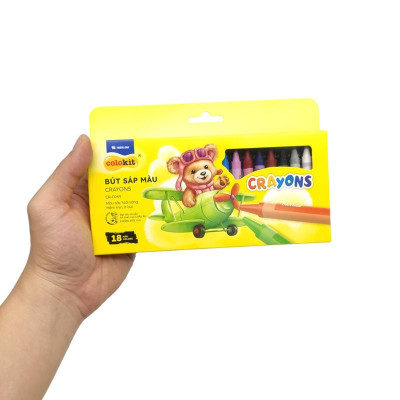 Hộp 18 Sáp Màu - Colorkit CR-C049