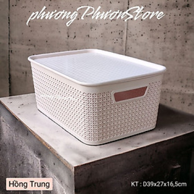 COMBO BỘ GIỎ CÓ NẮP ĐẬY CAO CẤP NHIỀU SIZE & MÀU ĐẸP BỘ RỔ GIỎ CÓ NÁP ĐẬY PHONG CÁCH HÀN QUỐC & NHẬT BẢN TUYỆT ĐẸP (MH 37&38)