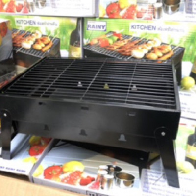 Bếp nướng than hoa vuông Rainy- Hàng chính hãng